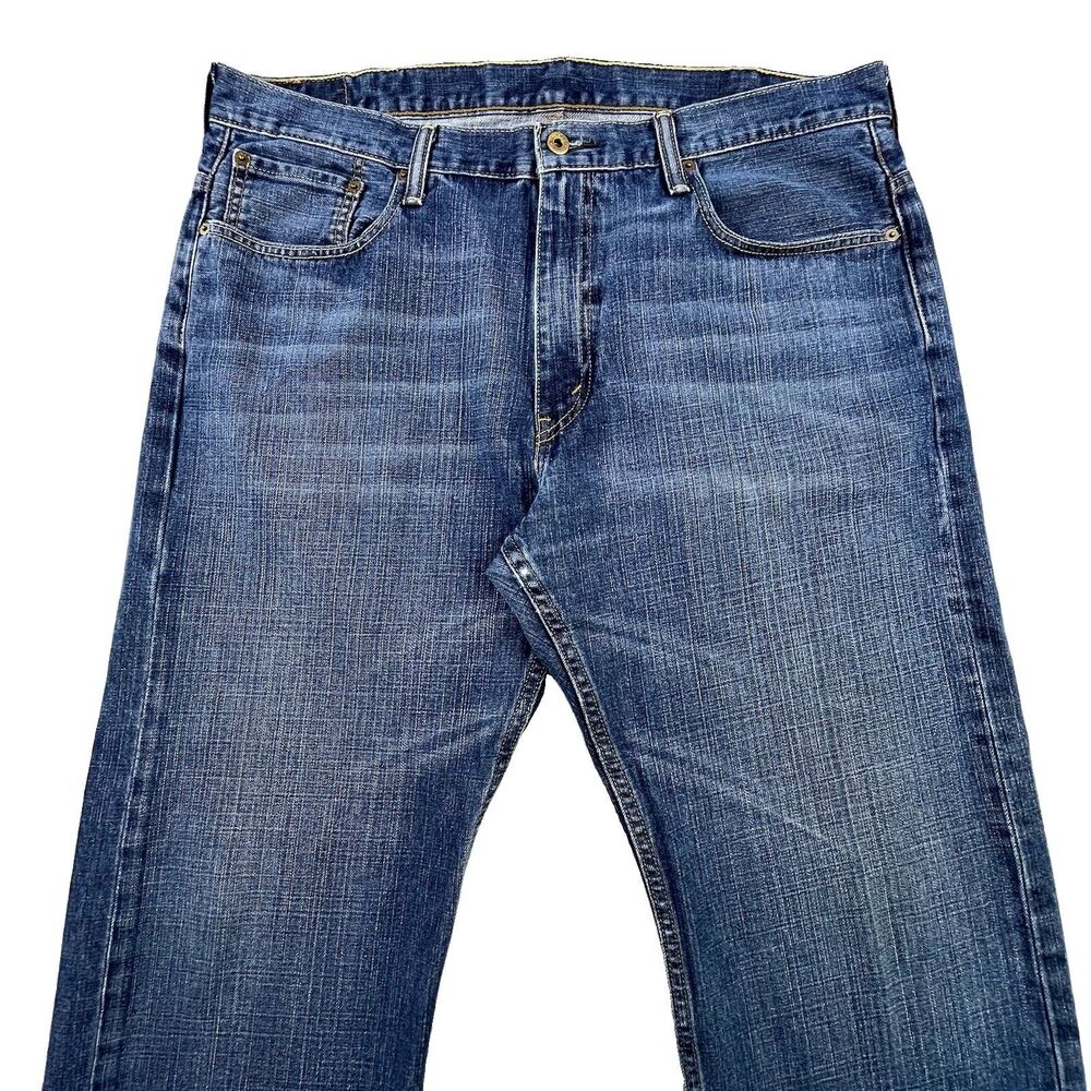 Levis 569 Jeans Mens 38x32 (Fits 38x31) Blue Denim Loose Straight Baggy Y2K